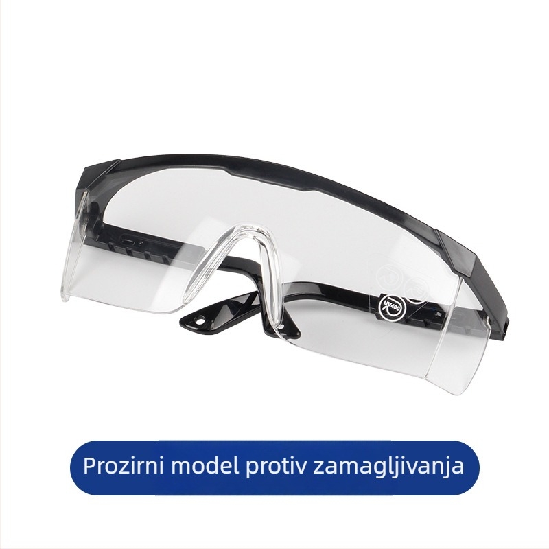 Plave rubne naočale za zavarivanje s UV zaštitom, plosne leće, TIG zavarivanje, zaštita od prskanja