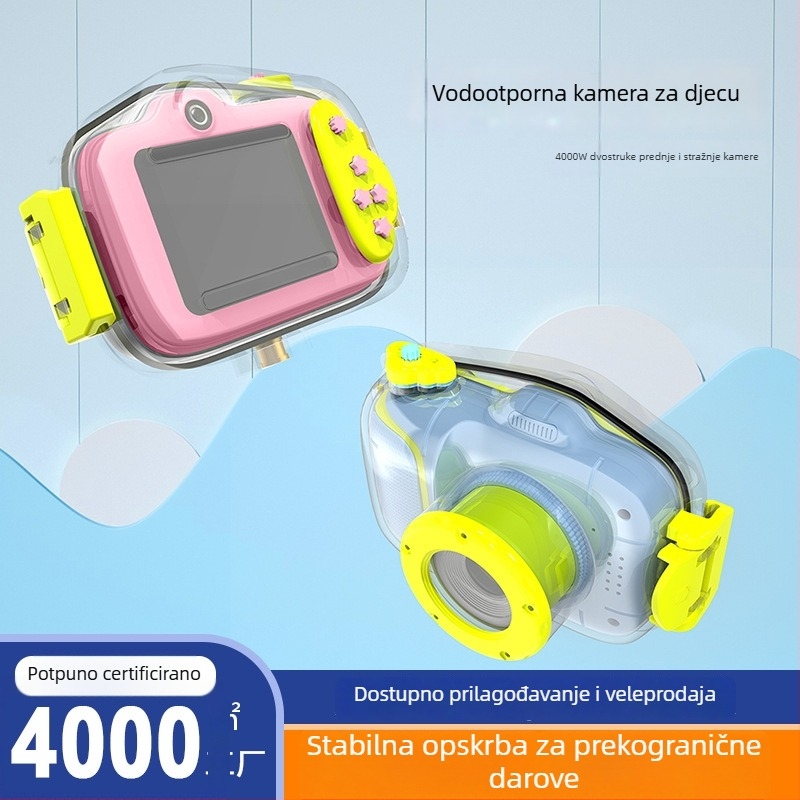 X11P Mini Dječja Akcijska Kamera, Vodootporna, HD Digitalna Videokamera, Crtani Dizajn, Kompaktna Kamera