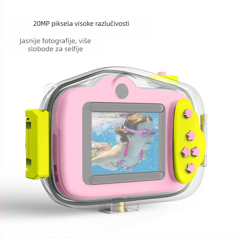 X11P Mini Dječja Akcijska Kamera, Vodootporna, HD Digitalna Videokamera, Crtani Dizajn, Kompaktna Kamera