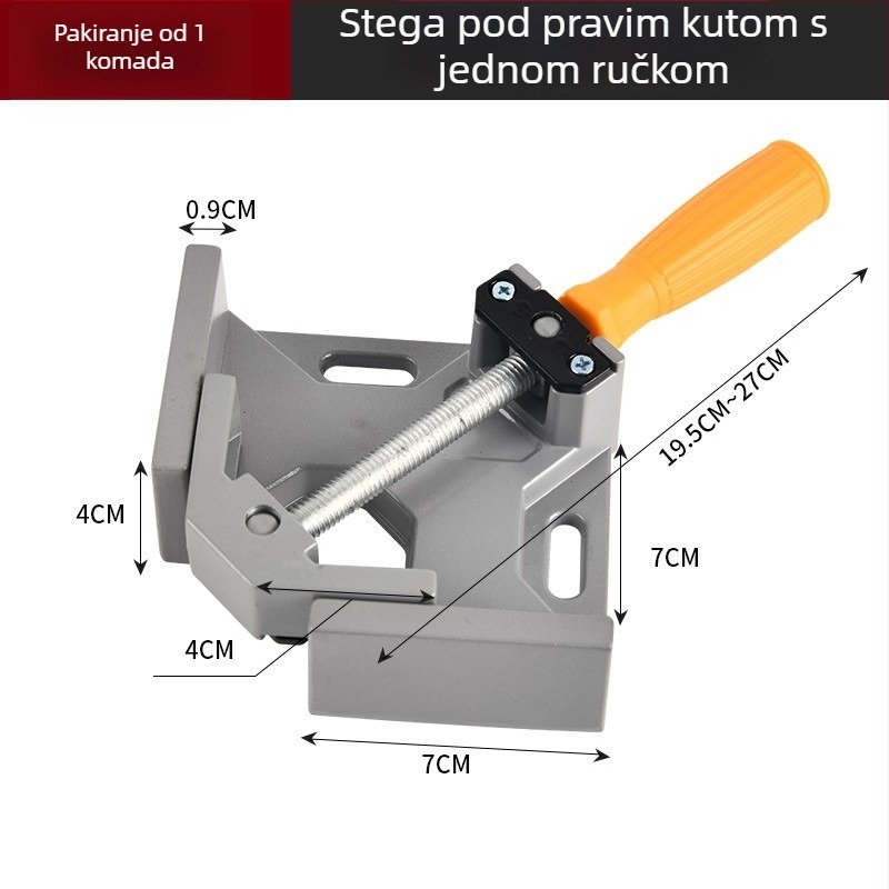 Držač s 90° kutom za zavarivanje i stolariju, aluminijski alat