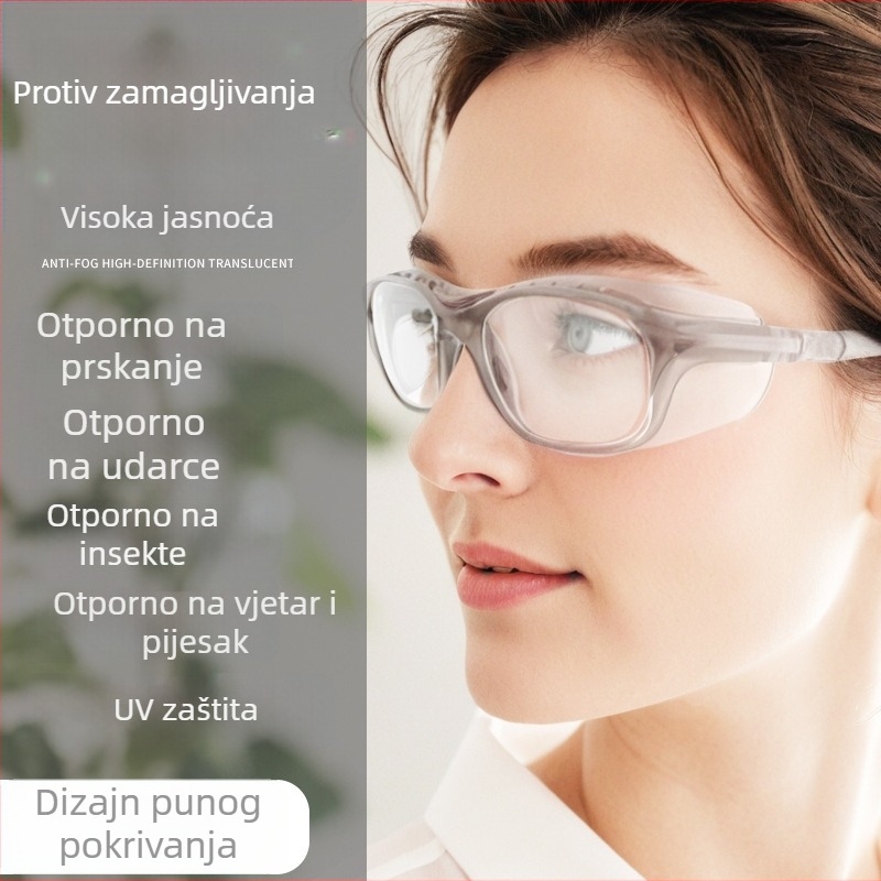 OPOLLY zaštitne naočale s križnim ogledalom, otporne na trošenje, zaštita od prašine i pijeska, za zavarivanje