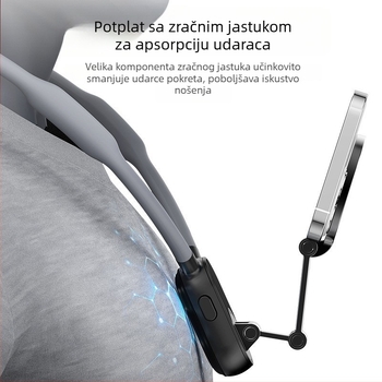 Držač za snimanje na prsima s anti-vibracijskom stabilizacijom, MagSafe magnetski držač za telefon, za vanjske livestreamove