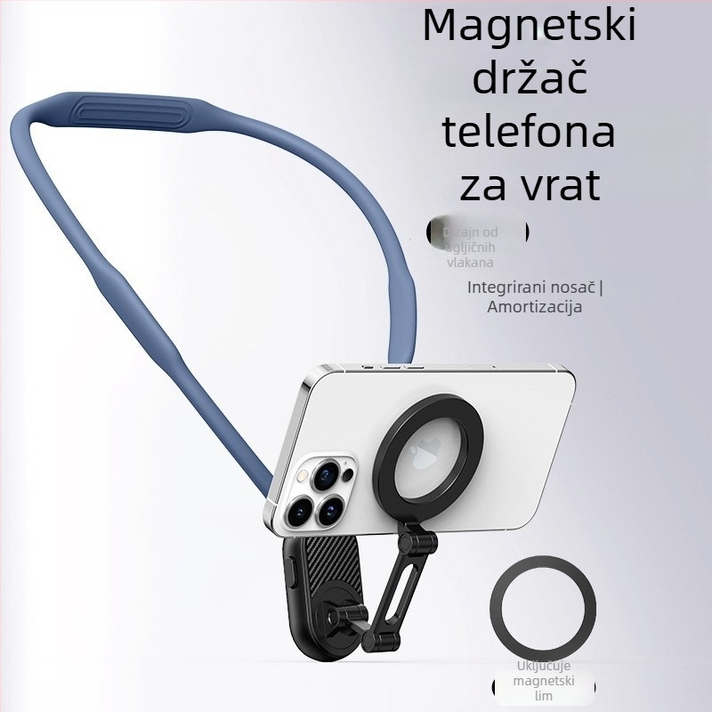 Držač za snimanje na prsima s anti-vibracijskom stabilizacijom, MagSafe magnetski držač za telefon, za vanjske livestreamove