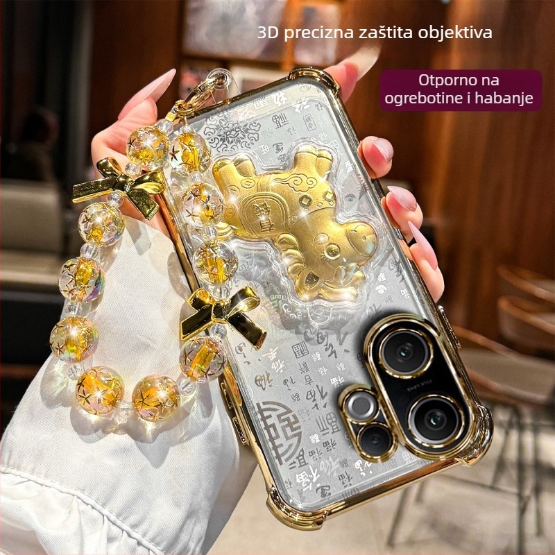 Crna zaštitna futrola za Vivo S30 Pro Mini – minimalistički dizajn, zaštita od padova