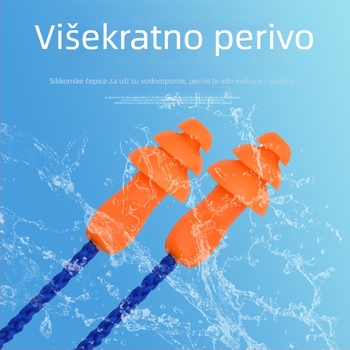 Weian 1270 ušne čepove s kabelom, oblik božićnog drveta, perive, zaštita sluha za industriju, učenje i san