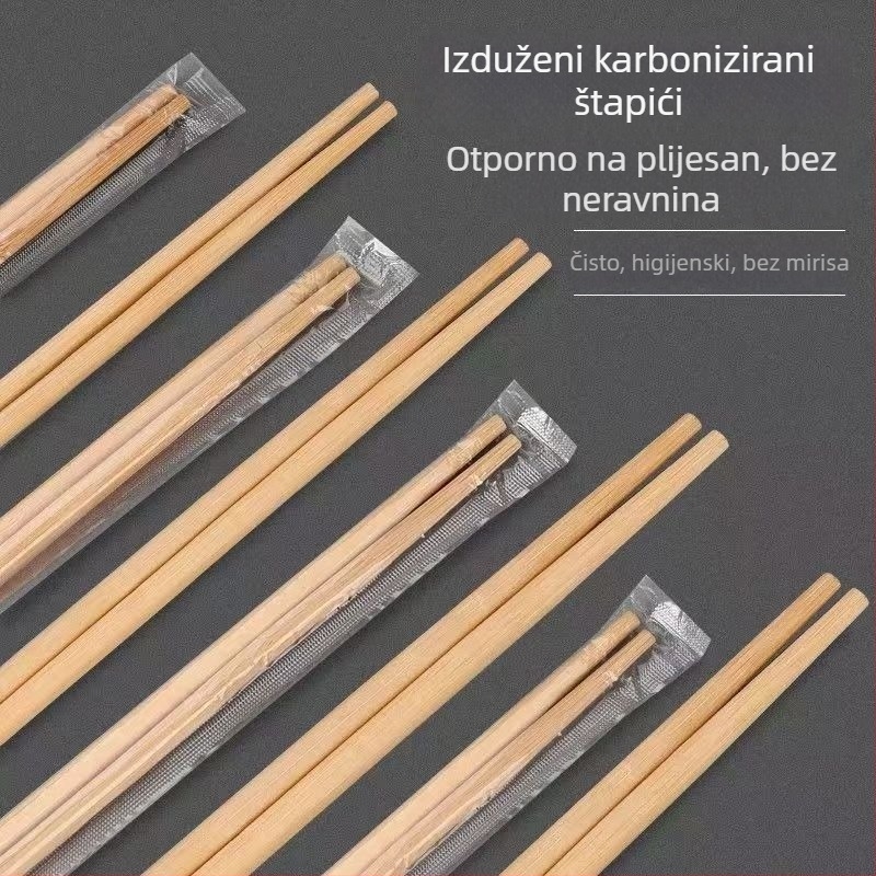 Jednokratne štapiće i zdjele – vrhunske kvalitete, deblji karbonski materijal, za komercijalnu uporabu, za restorane hot pot i dostavu.