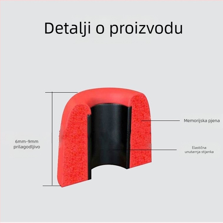 4,9 mm otvor TWS memorijska pjena ušni ulošci – sporo vraćanje, izolacija zvuka, dodatak za Bluetooth slušalice