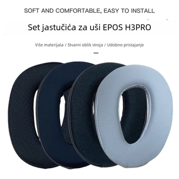 Ušne jastučiće za EPOS H3/H3PRO Hybrid slušalice – zamjenski dijelovi, spužva i kožne navlake