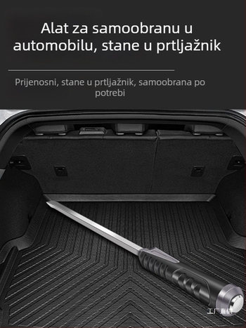 Ekstra dugi odvijač s ravnom glavom i produženim vratom, vojničkog stila