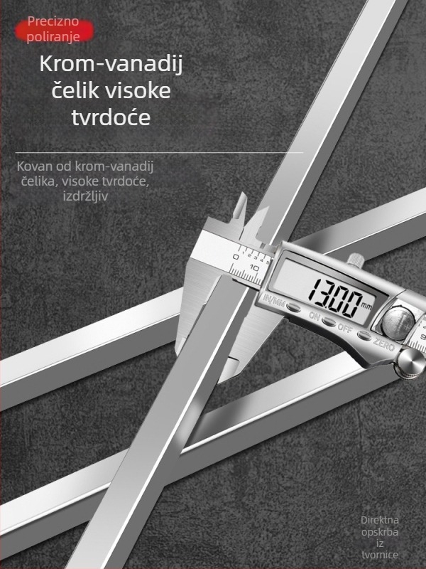Ekstra dugi odvijač s ravnom glavom i produženim vratom, vojničkog stila
