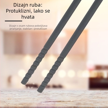 Produžni silikonski štapići i žlica, set za napitke i mliječni čaj, otporan na toplinu, dvostruka namjena