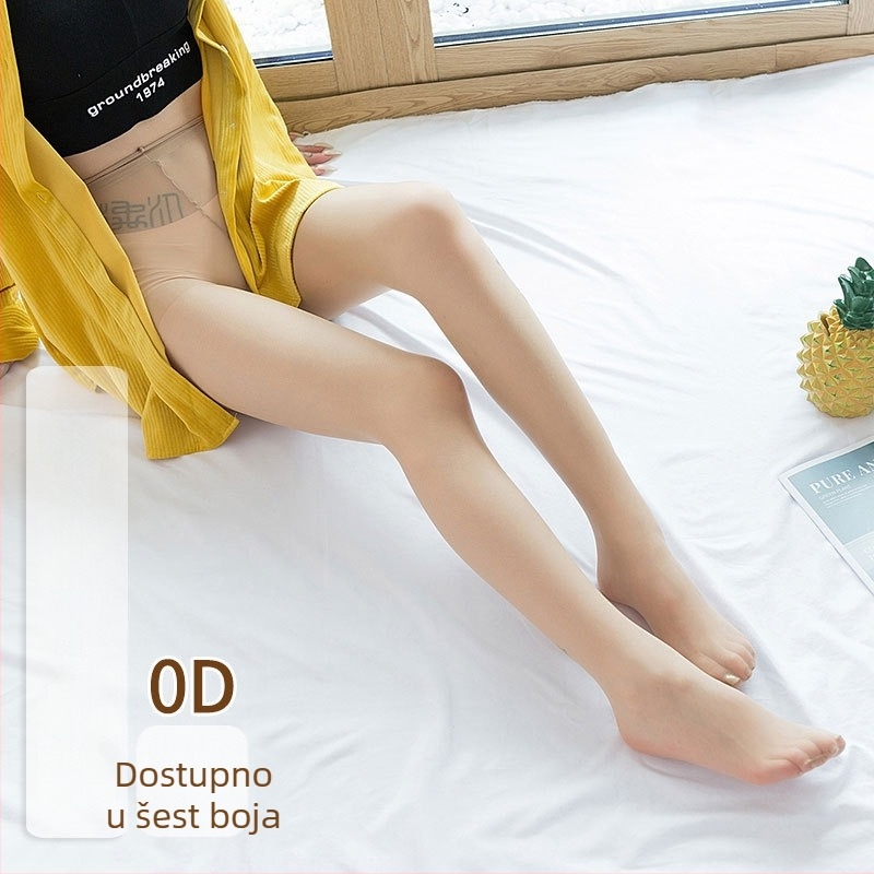 SK8011 Crne ultra-tanke dame pantyhose, seksi, anti-snag, visoka prozirnost, sigurna prepona, ljeto