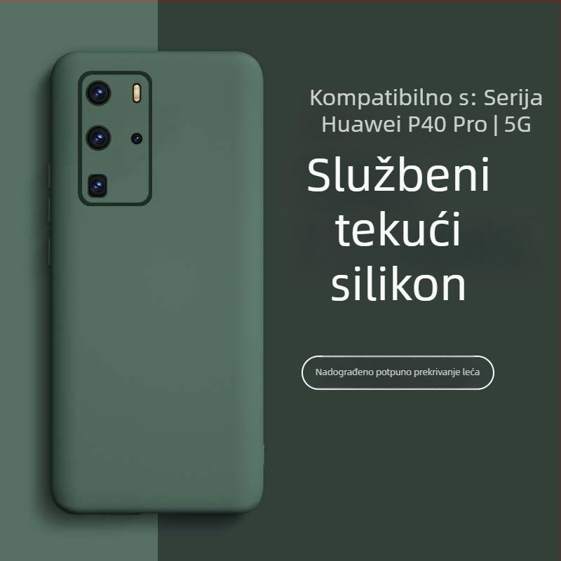 Kućište Huawei P40 Pro – tekući silikon, minimalistički dizajn, visoke kvalitete, unisex, Insta stil