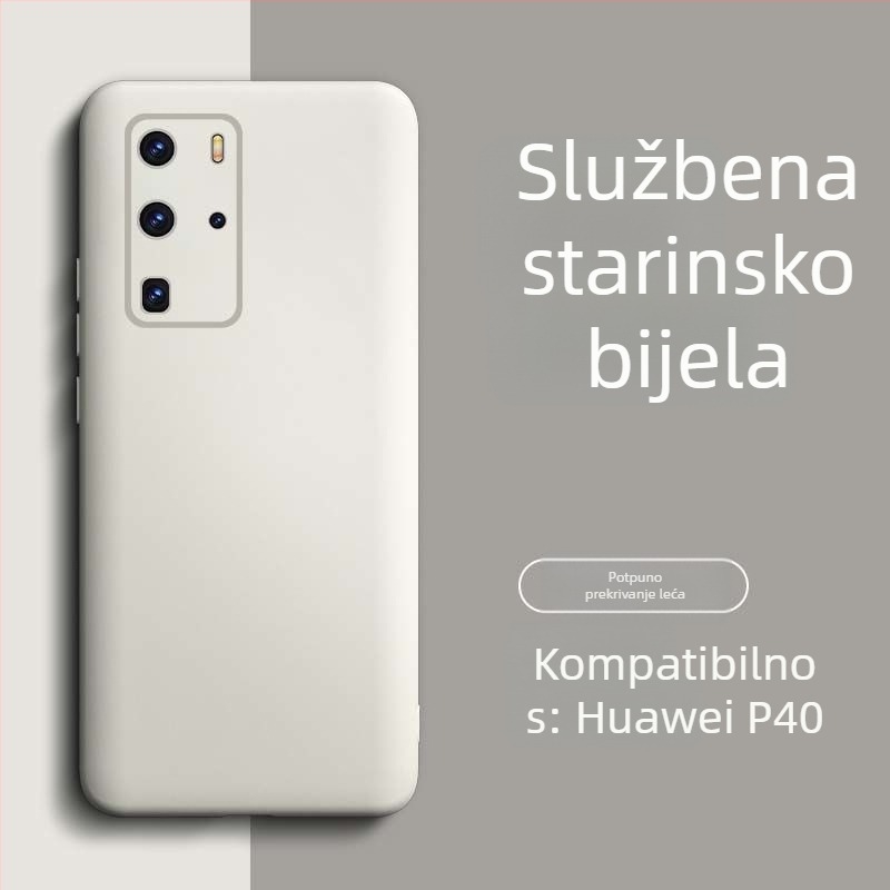 Kućište Huawei P40 Pro – tekući silikon, minimalistički dizajn, visoke kvalitete, unisex, Insta stil