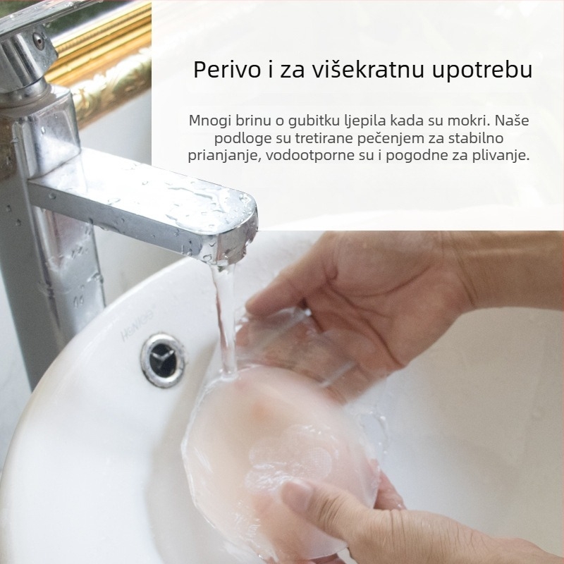 Ženski silikonski naljepnica za grudi s oblikom mačjih ušiju, nevidljiva, bez šavova, za podizanje i pokrivanje bradavica