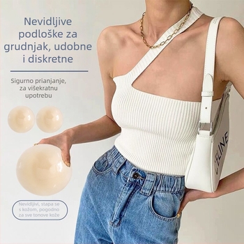 Pei Ya silikonske naljepnice za bradavice – nevidljive, tanke, kružnog oblika, pokrivanje dojki