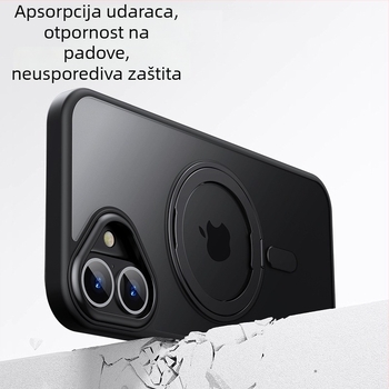 Kućište za iPhone 16 Pro Max s mat završnim premazom i magnetskim držačem za rotaciju od 360°