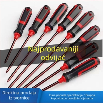 Phillips odvijači set od S2 legure čelika, magnetski i izolirani, plastična ručka, veličine 4 inča, 5 inča, 6 inča i 8 inča