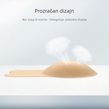Silikonske prozirne zaštitne pokrivalice za bradavice s podiznim jastučićima za grudi, nevidljivi grudnjak