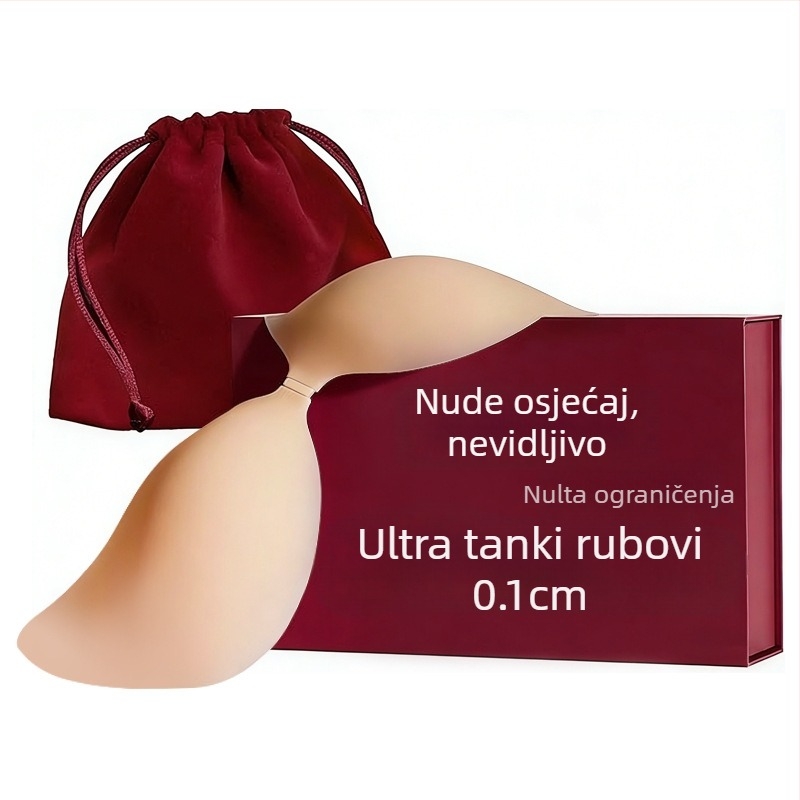Silikonske nadloške za grudi u obliku manga s mačjim ušima, nevidljivi grudnjak za vjenčanu haljinu, pokrivanje bradavica, skupljanje i protivklizanje