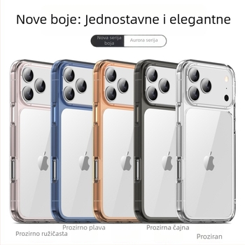 HD prozirno zaštitno kućište 2-in-1 za iPhone 17 Pro Max, iPhone 17 Pro, iPhone 17 i iPhone 17 Air