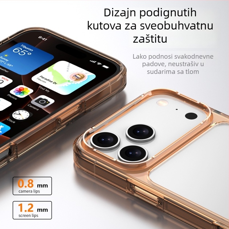 HD prozirno zaštitno kućište 2-in-1 za iPhone 17 Pro Max, iPhone 17 Pro, iPhone 17 i iPhone 17 Air