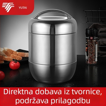 Nehrđajuća čelična kutija za obrok s vakuumskom izolacijom, 1,5 L