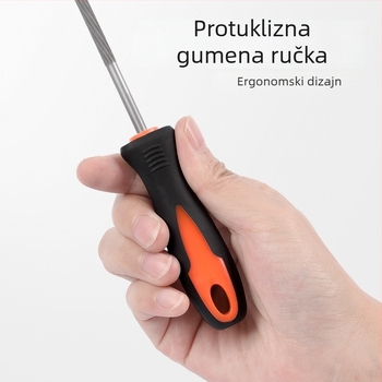 Alat za brušenje lanca motorske pile, kručni file za lanac za benzinsku ili električnu pilu, veličine 4,8 mm i 5,5 mm