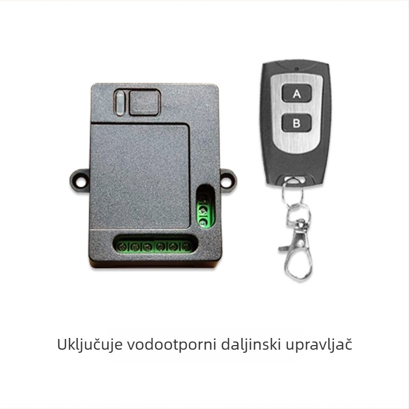 12V/24V dvostruki daljinski upravljač za motor teleskopske šipke, naprijed/natrag, potisno-vučna šipka, rolete vrata, 433 MHz