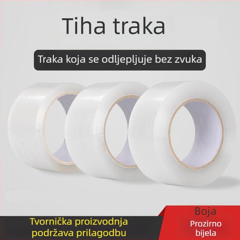 Prozirna tiha ljepljiva traka za zatvaranje i pakiranje