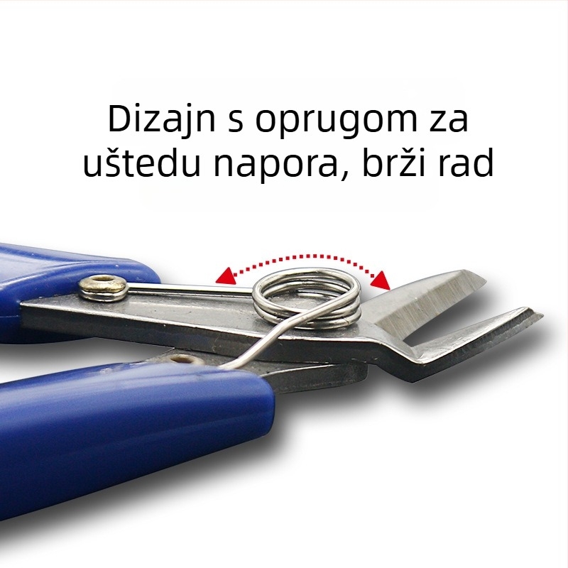 5-inčne kliješta od nehrđajućeg čelika za dijagonalno i bočno rezanje