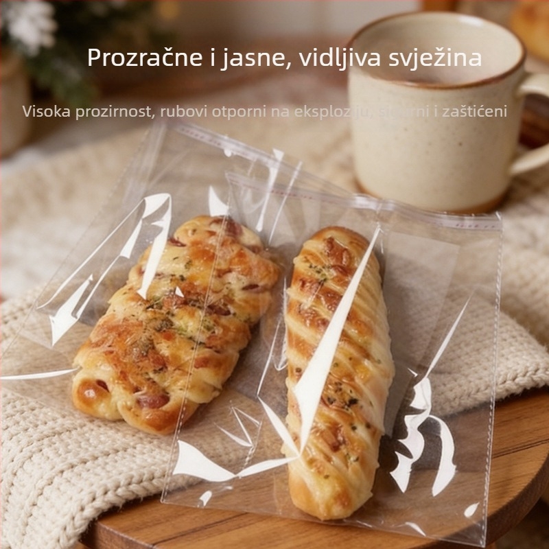 OPP prozirne vrećice za odjeću s automatskim zatvaranjem, plastične vrećice za zatvaranje, 28×40 cm