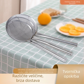 Veličina kuhinjska mreža od nehrđajućeg čelika za kuhinju, sito za tjesteninu