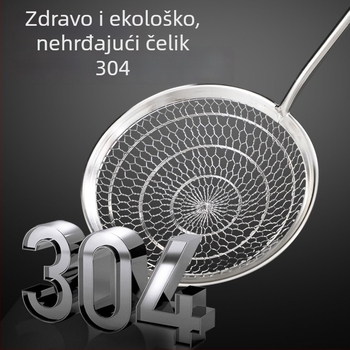304 nehrđajući čelik, ručno pleteni kuhinjski sito s finom mrežom za dumplings