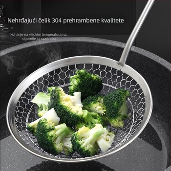 304 nehrđajući čelik, ručno pleteni kuhinjski sito s finom mrežom za dumplings