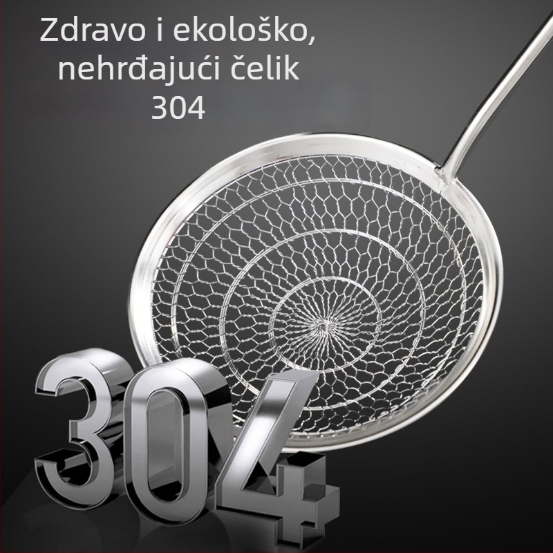 304 nehrđajući čelik, ručno pleteni kuhinjski sito s finom mrežom za dumplings