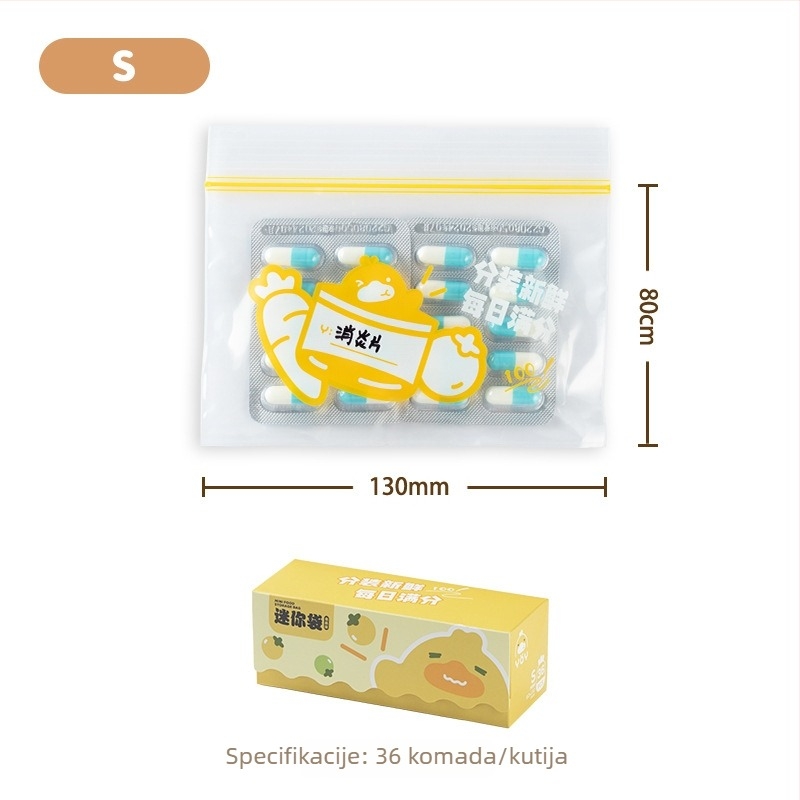 Prozirne Ziplock vrećice za kućanstvo, samouzavirujuće, za čuvanje hrane u zamrzivaču i hladnjaku, paket od 100 kom