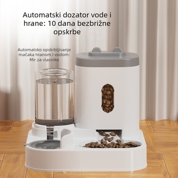 Automatska hranilica i posuda za vodu za mačke i pse, velika kapaciteta zdjele hrane