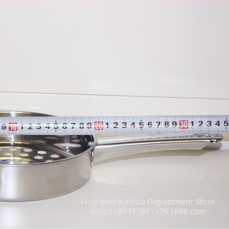 Cedilo od nehrđajućeg čelika s plosnim dnom, promjer 22 cm