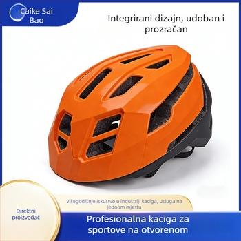 Kaciga za cestovni bicikl s LED svjetlom na viziru, integrirani jedinstveni dizajn