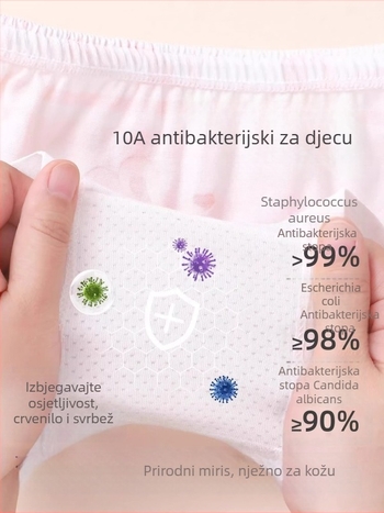 Dječje bokserice od pamuka, novi model, 95% pamuk + 5% elastan, srednji pojas, udobne za djecu od 3 do 8 godina