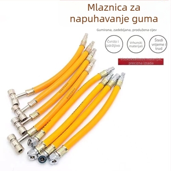 Duža za napuhavanje s jednim i dvostrukim glavama i štapić za napuhavanje guma za motocikle, automobile i električne bicikle