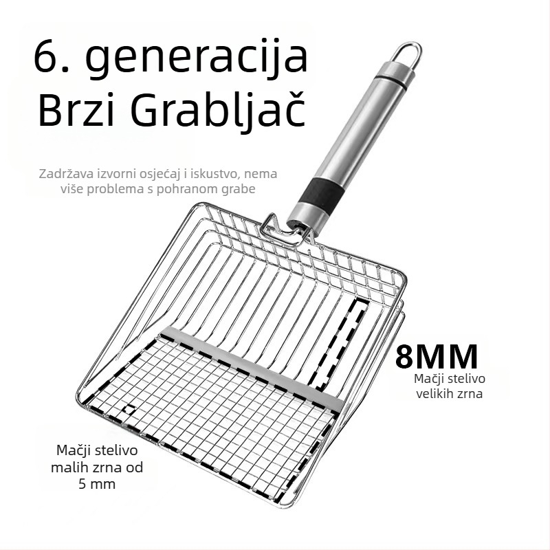 Lopatica za bentonitni mačji pijesak
