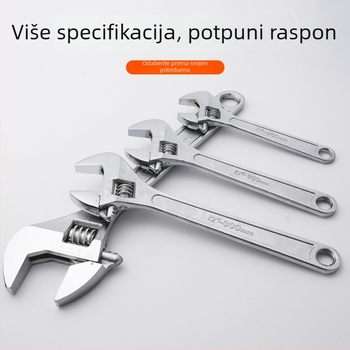 Podešavajući ključ s laganom drškom, svestran ručni alat