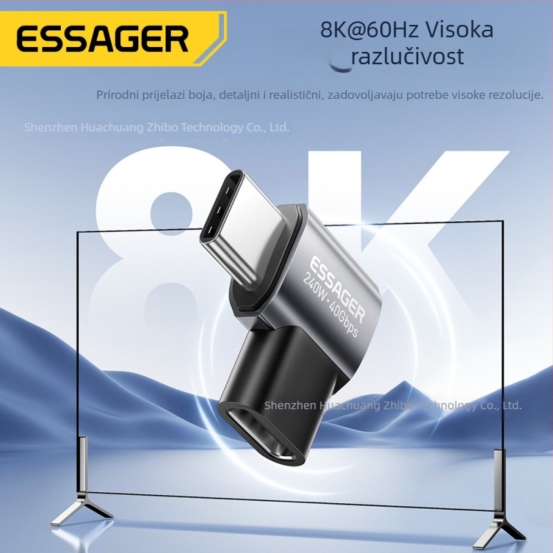 Essager Fantasy serija USB4.0 adapter, višenamjenski PD240W, brzo punjenje i visokorazinski prijenos podataka