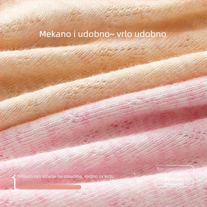 Djevojačke pamučne gaćice, Klasa A, antibakterijske, bezšivni pojas
