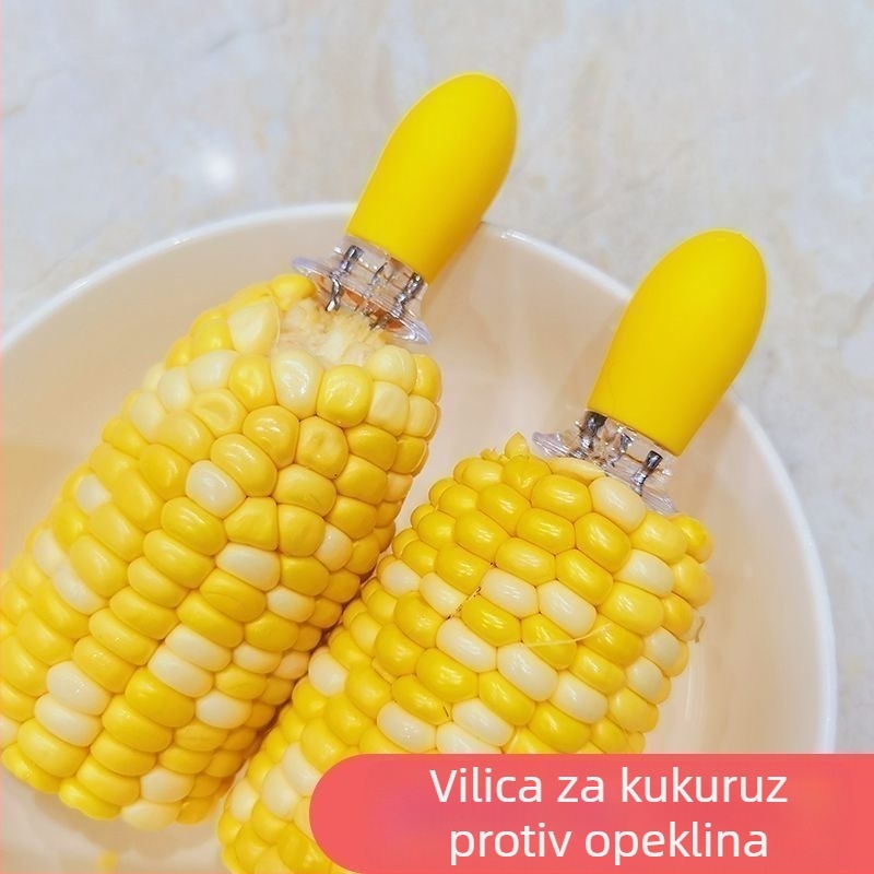 Vilica od nehrđajućeg čelika s izolacijom topline, europskog stila za voće i roštilj, ne lijepi se djeci