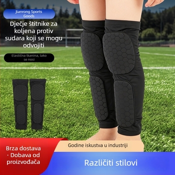 Odvojive koljeno štitnike s uzorkom šestokutnih ćelija za košarku, zaštitna oprema za vanjske sportove