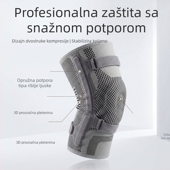 Najlonske sportske koljen štitnici za trčanje i košarku, posebne silikonske zaštitne koljenice za planinarenje, traka za patelu