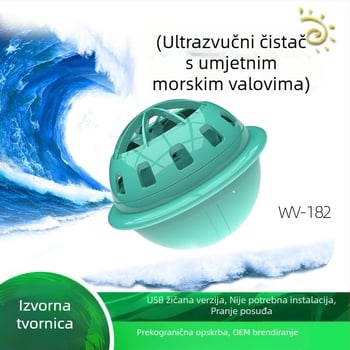 Mini ultrazvučni čistač voća i povrća, kućna upotreba, bez ugradnje, za kuhinjski sudoper, automatsko čišćenje